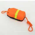 Orange Water Floating Rescue Safety Throw Rope